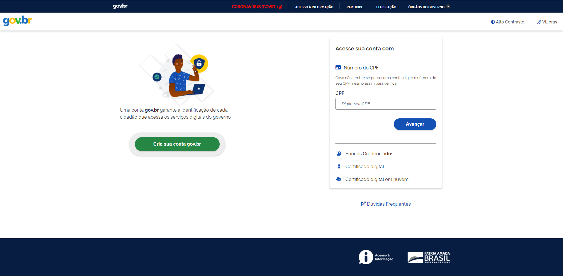 Gov BR Login CPF